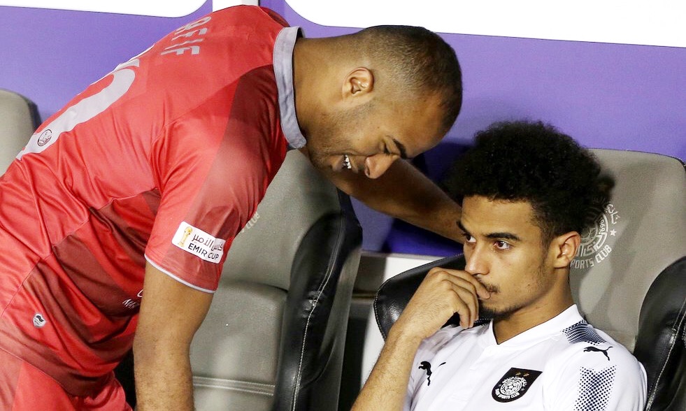 أكرم وعلي.. التقيا 10 مرات ولعبا معاً للعنابي 10 مرات